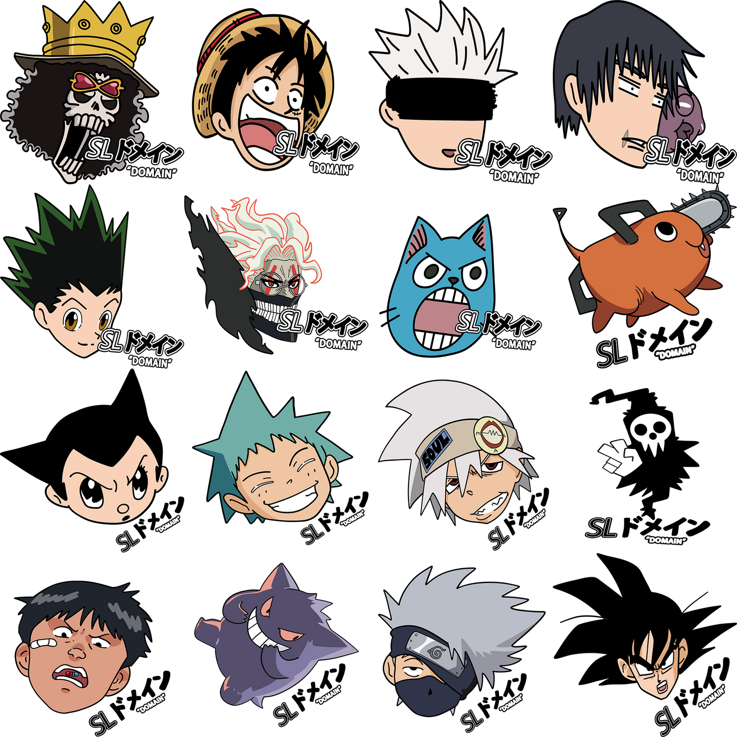 SL DOMAIN STICKER PACK